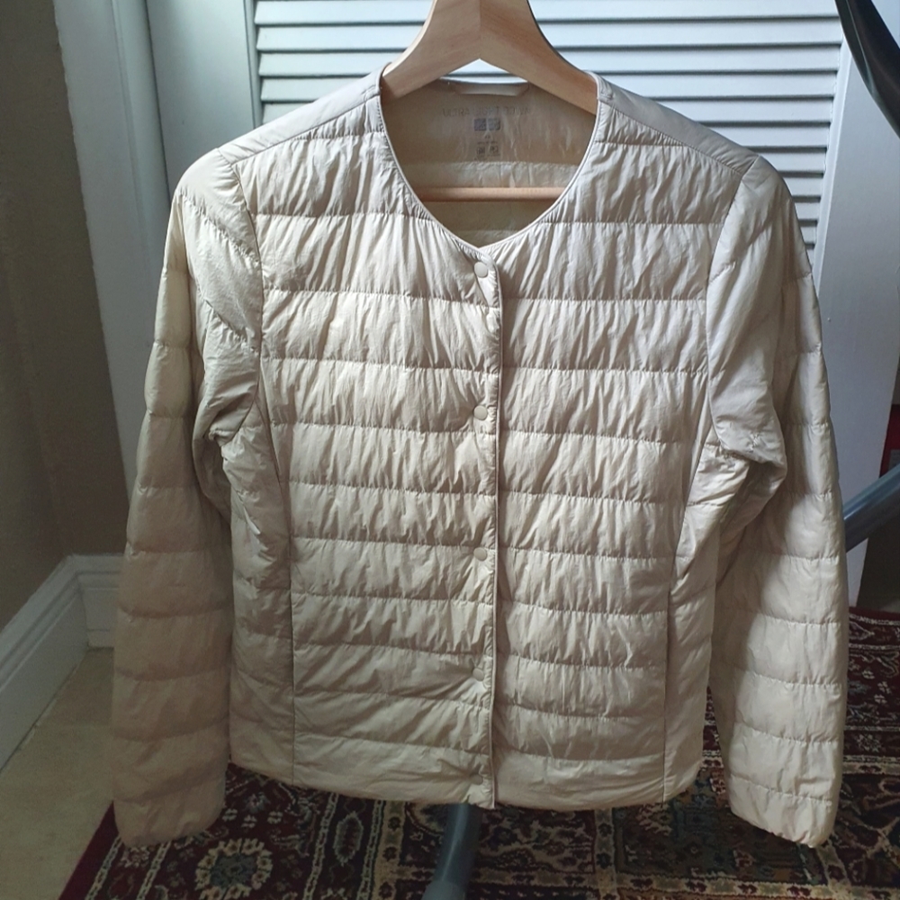 UNIQLO Ultra Light Down Jacket XS Cream